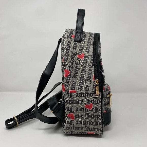 Juicy couture black beige valentine backpack tiktok main image 4